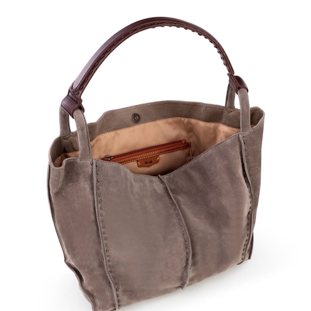 The Sak Los Feliz Tote in Mushroom - Picture 3 of 10